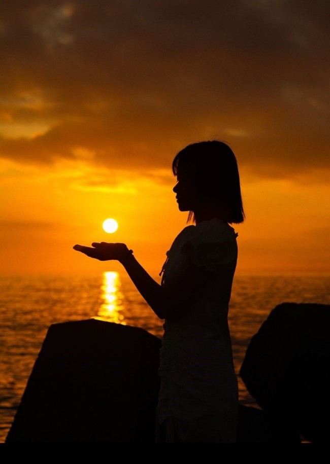 夕阳彩霞